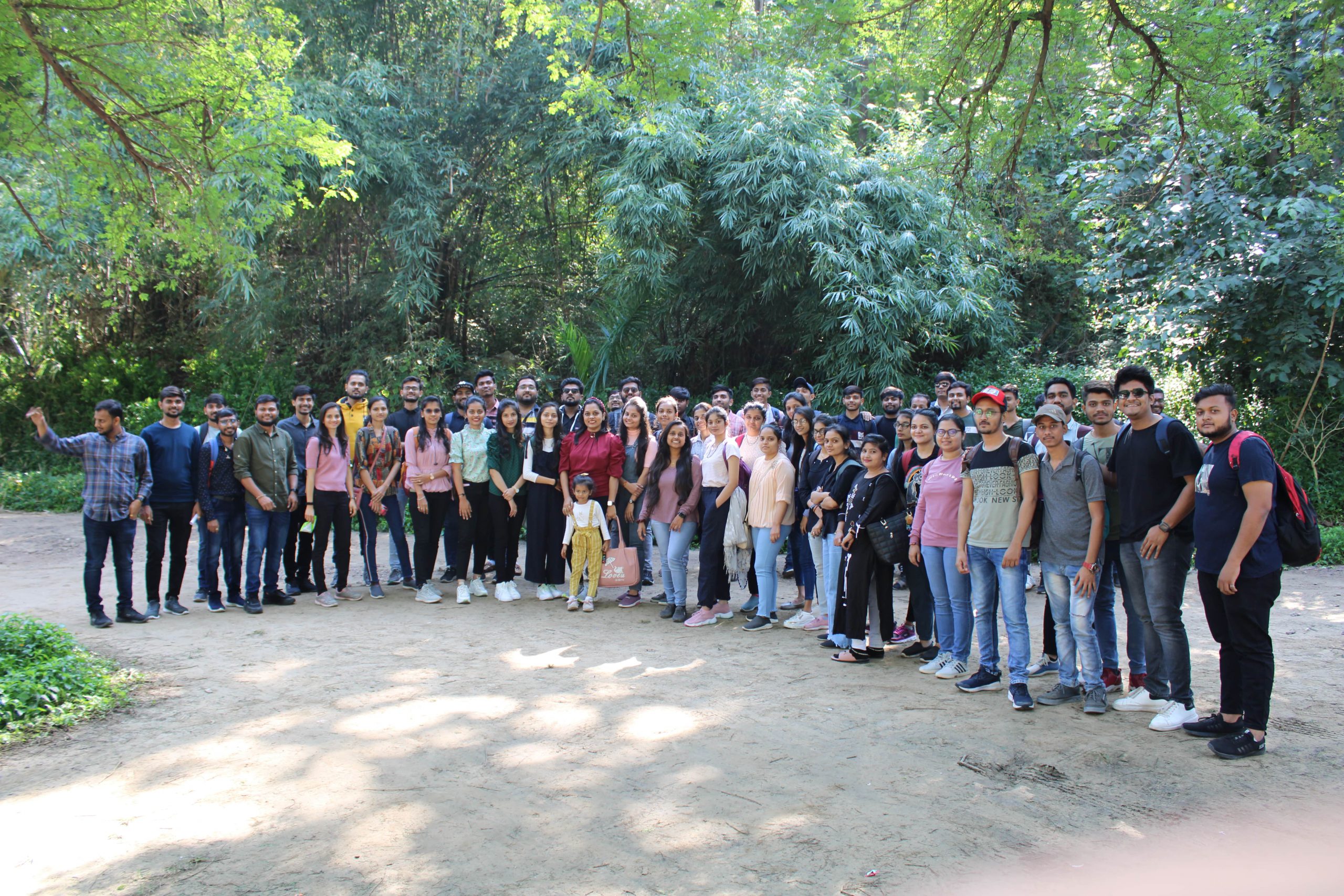 Technology delivery team during a group outing
