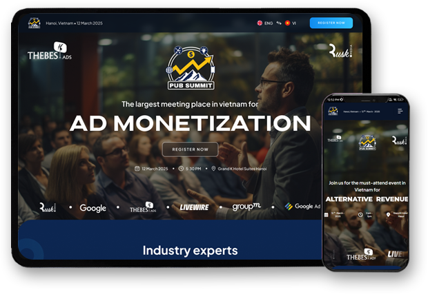 Pub Summit responsive website project